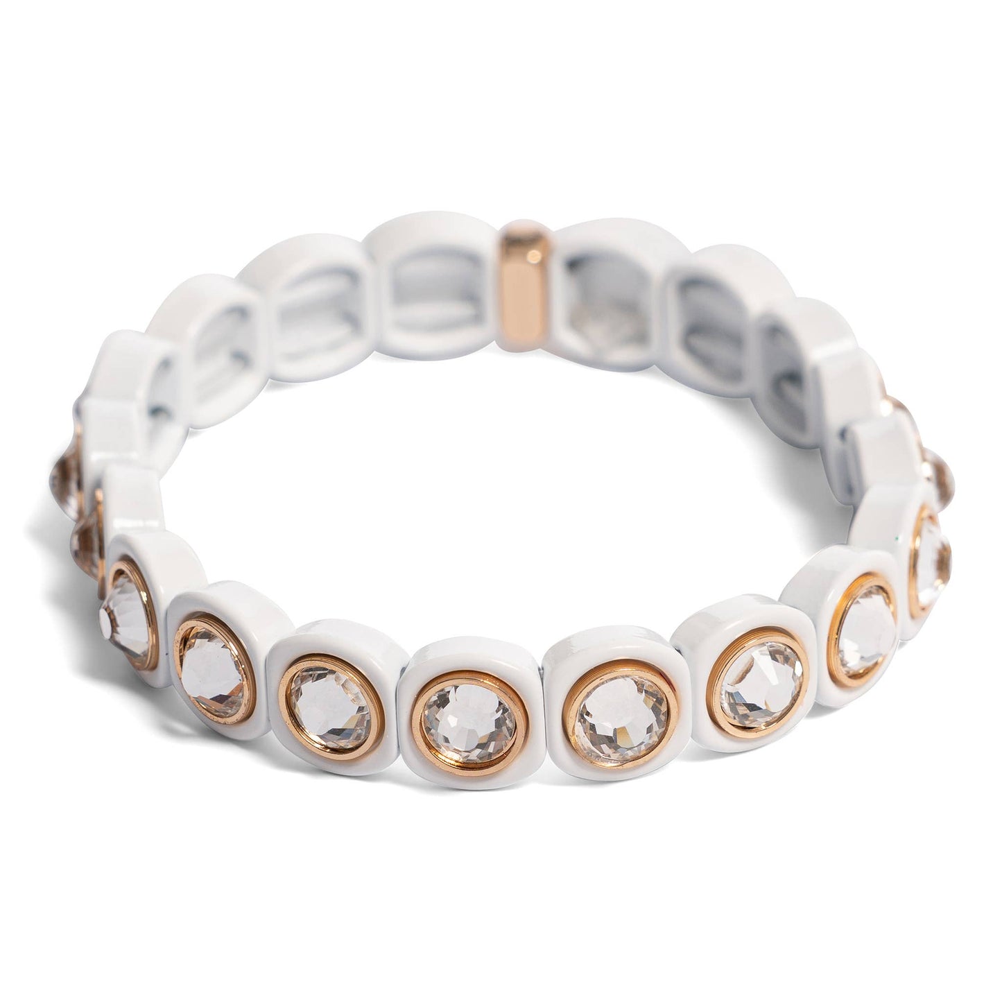 Malibu Sugar - Aspen Jewel 2024 Bracelet Assortment - Sunshine Yellow w/ AB Stones