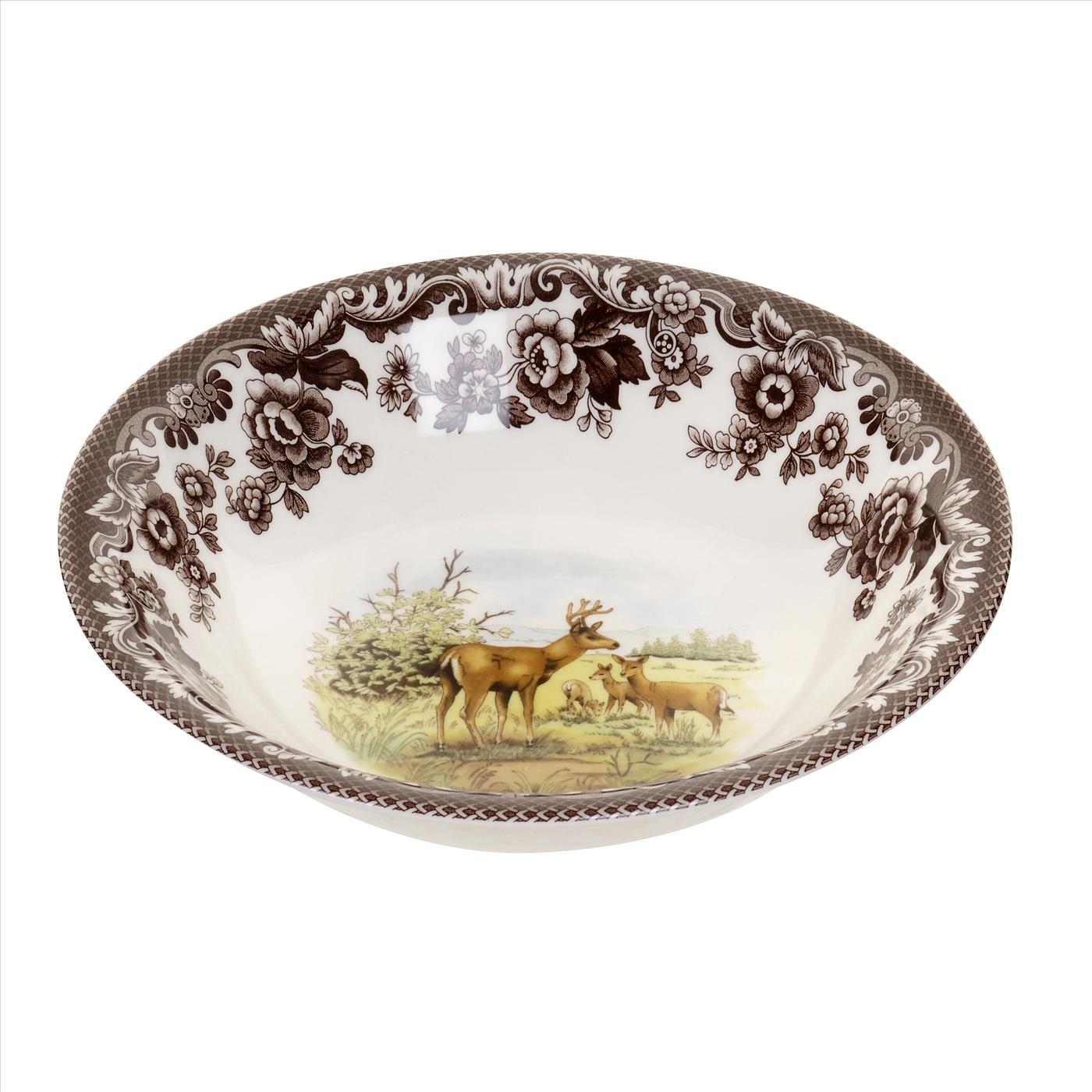 8" ASCOT CEREAL BOWL MULE DEER