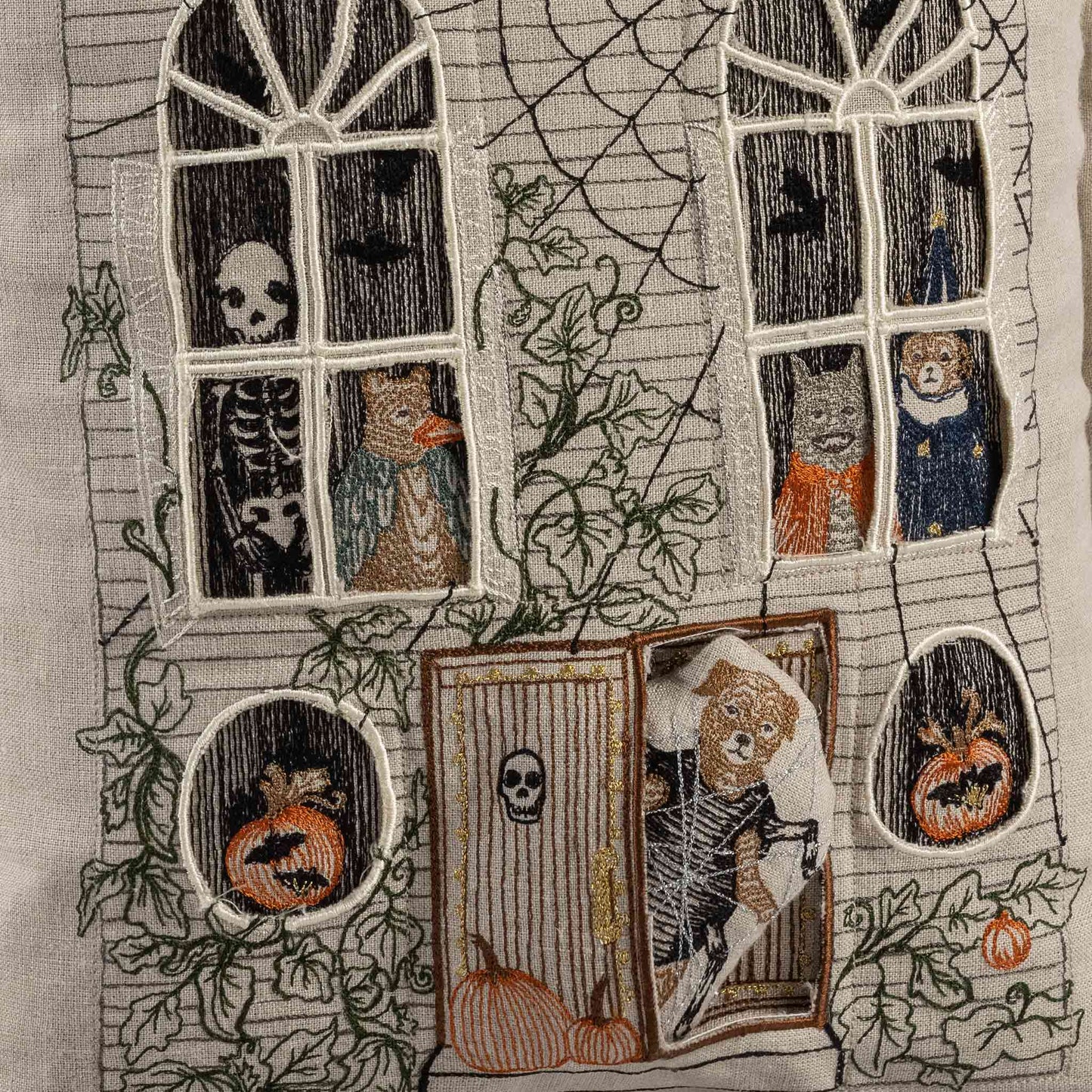 Coral & Tusk - Haunted House Pocket Pillow - Pillow Cover with Insert