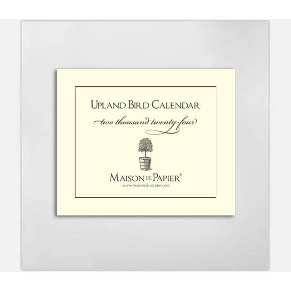 Maison de Papier - 2025 Upland Bird Calendar (REFILL)