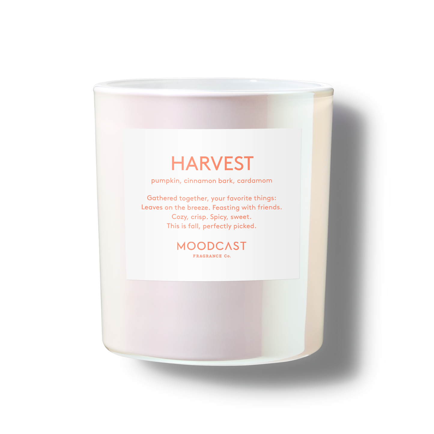 Moodcast Fragrance Co. - FREE SHIPPING (CONTINENTAL US) - SEASONAL - Harvest - Pearlescent 8oz Coconut Wax Candle