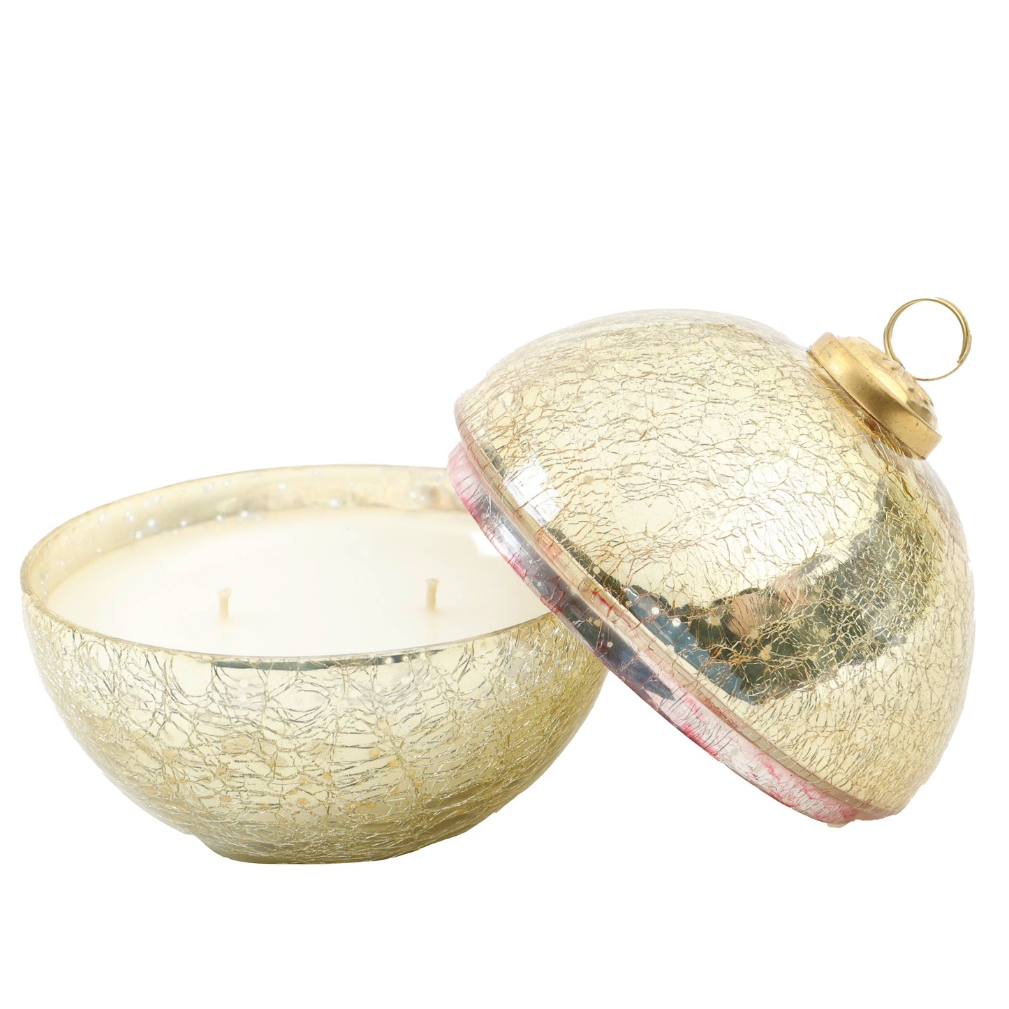 LUX FRAGRANCES - Noble Fir Gold Glass Ornament Candle