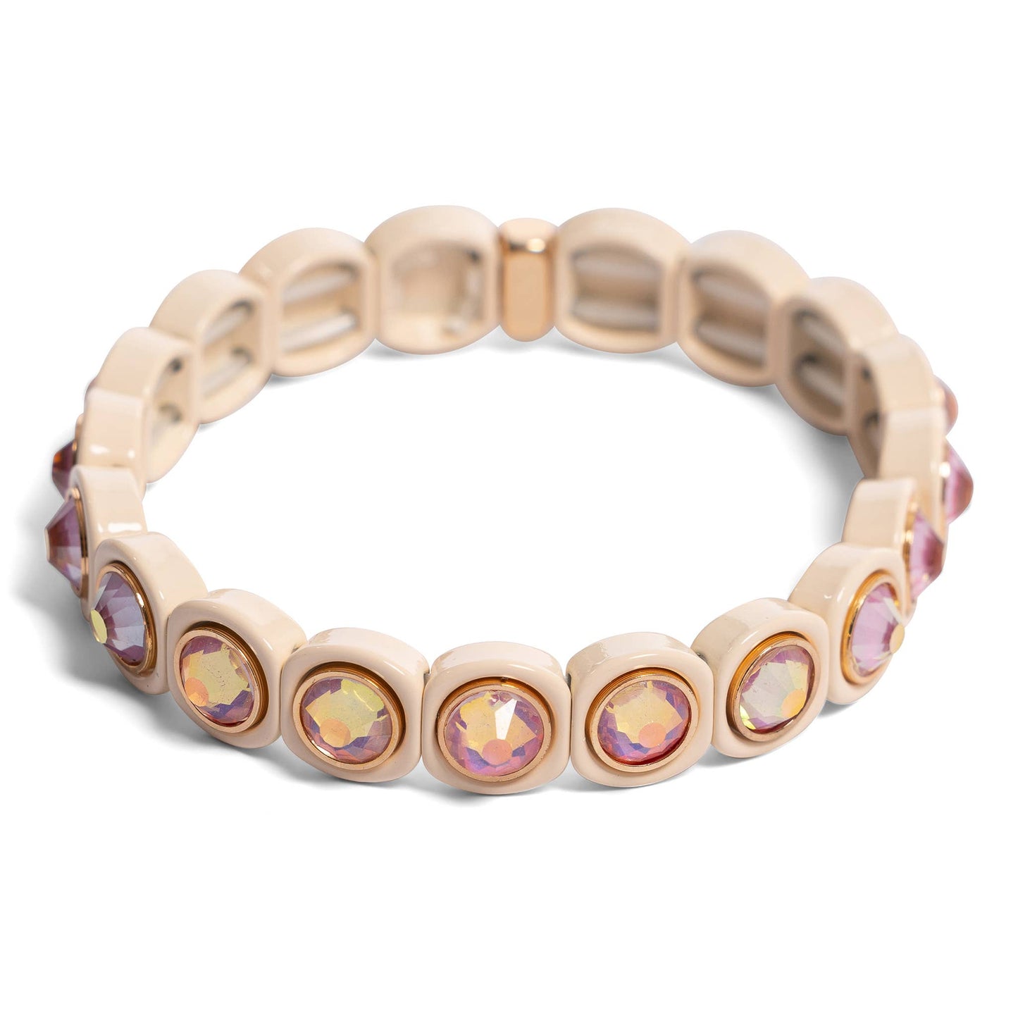Malibu Sugar - Aspen Jewel 2024 Bracelet Assortment - Sunshine Yellow w/ AB Stones