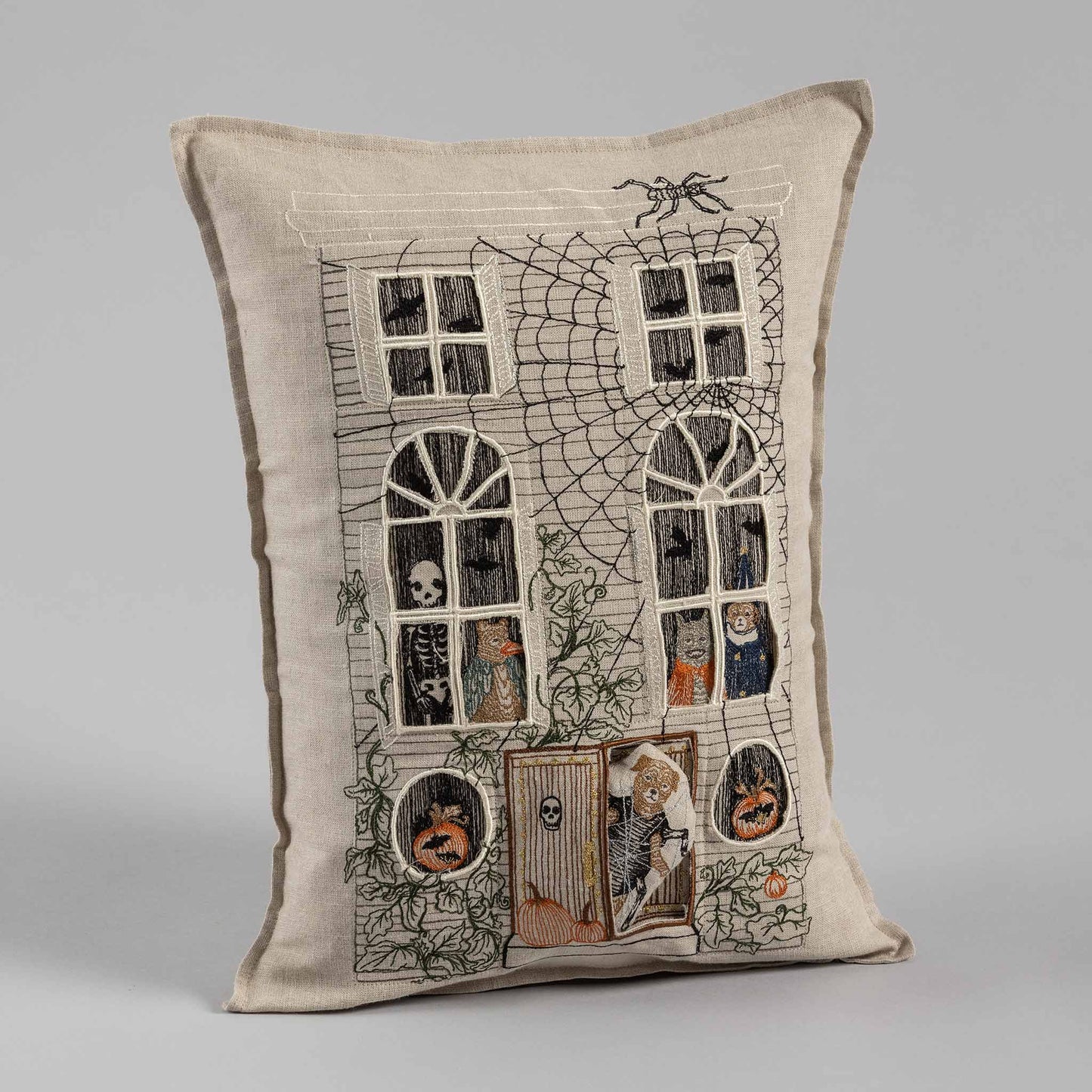 Coral & Tusk - Haunted House Pocket Pillow - Pillow Cover with Insert