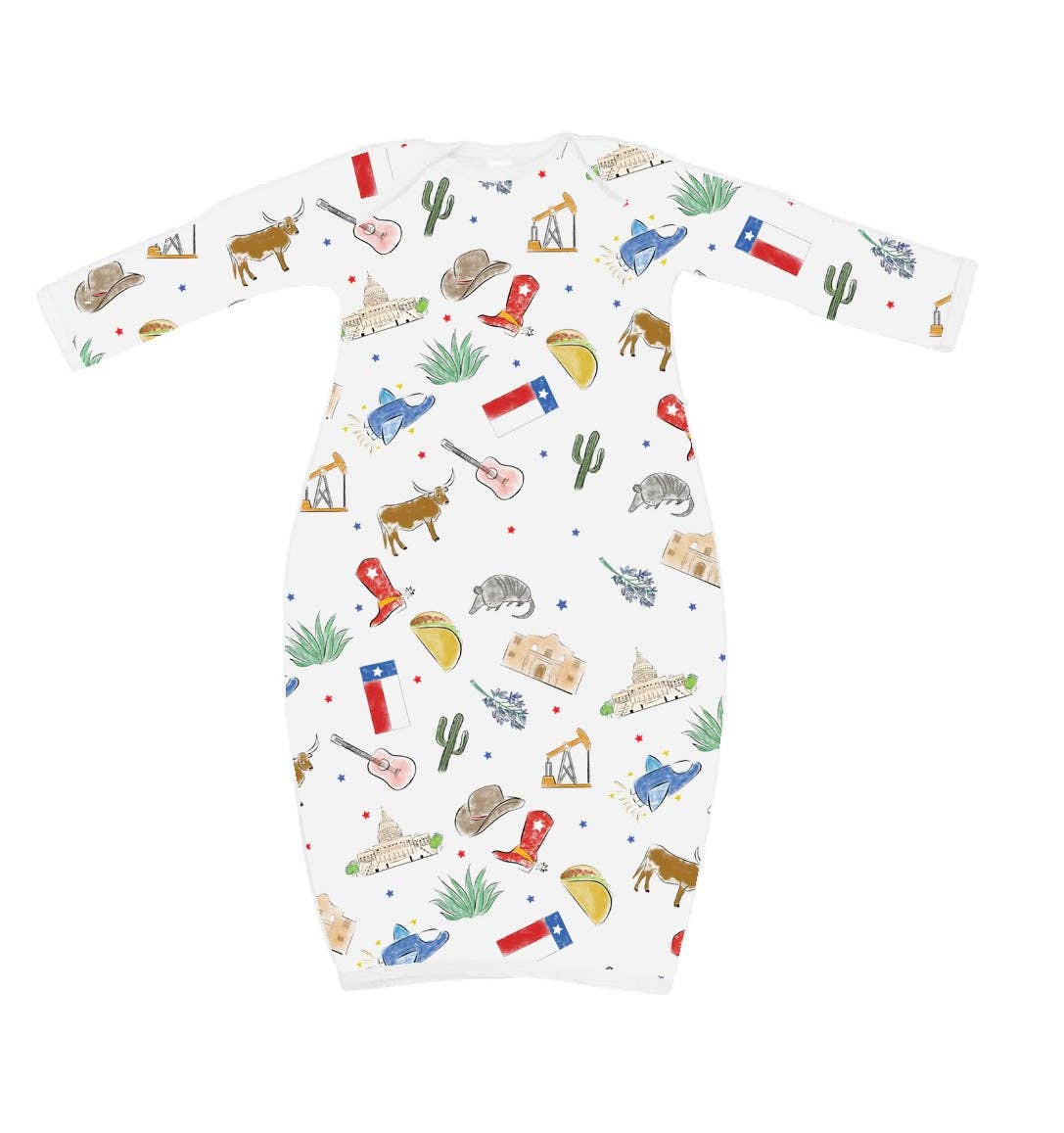 Nola Tawk - Texas Kids Organic Cotton Pajama Set