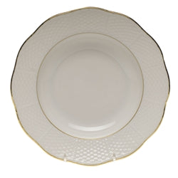 Golden Edge Rim Soup Bowl
