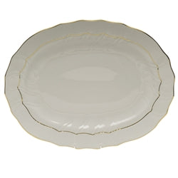 Golden Edge Platter 17" X 12.5"