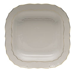 Golden Edge Square Fruit Dish