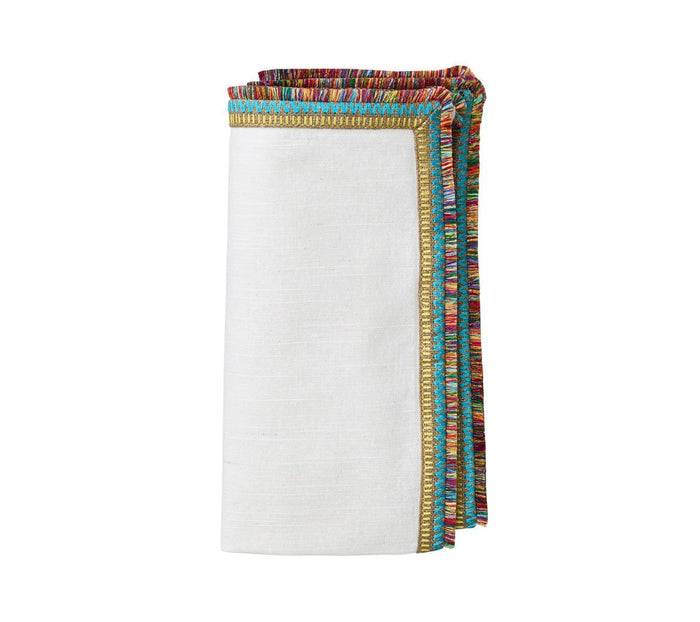 WHITE/ MULTICOLOR NAPKIN SPECTRUM