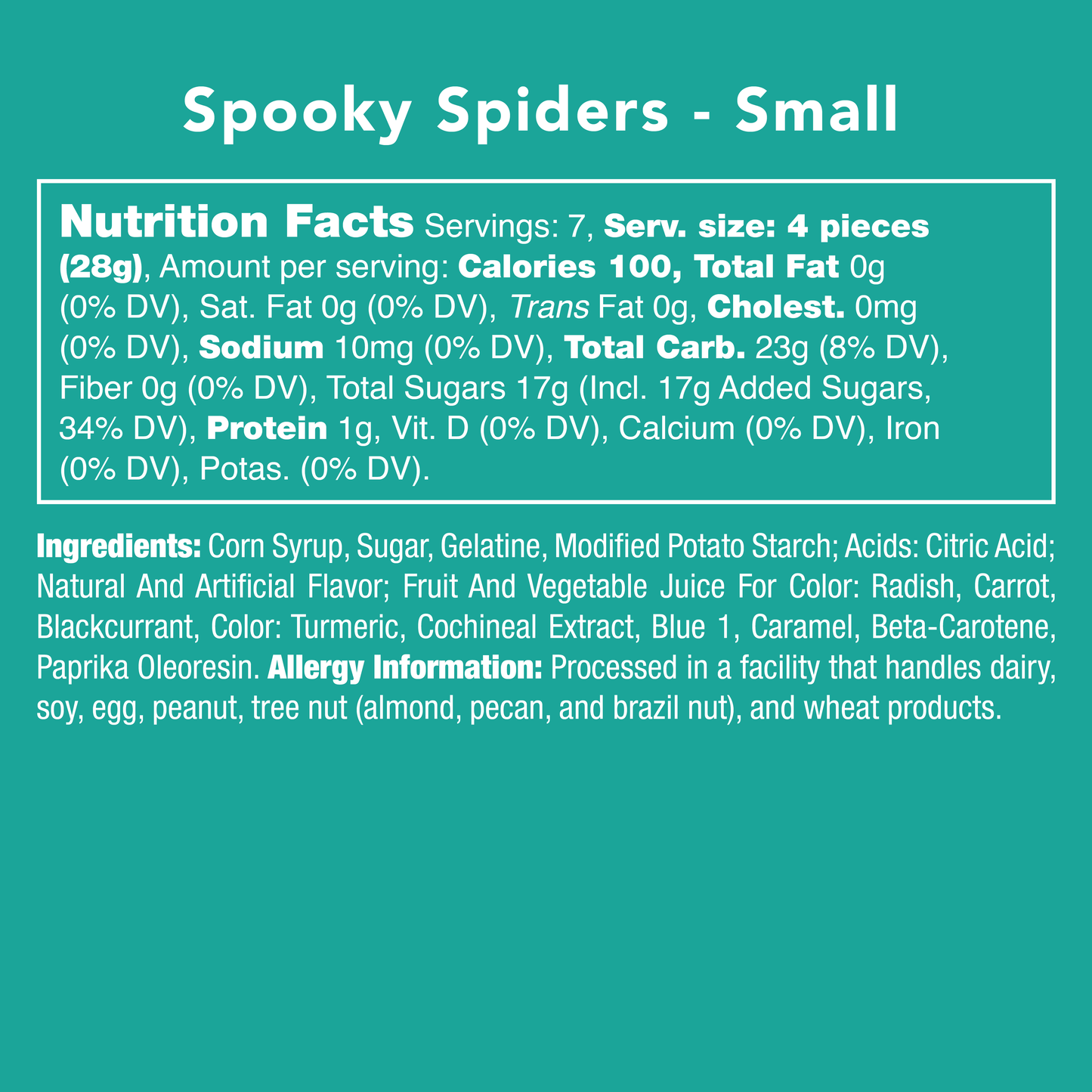 Candy Club - Spooky Spiders *HALLOWEEN COLLECTION*