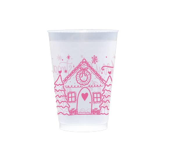 Natalie Chang - Gingerbread | Christmas Cups & Napkins (ALL) - FOAM Cups (10 per package)