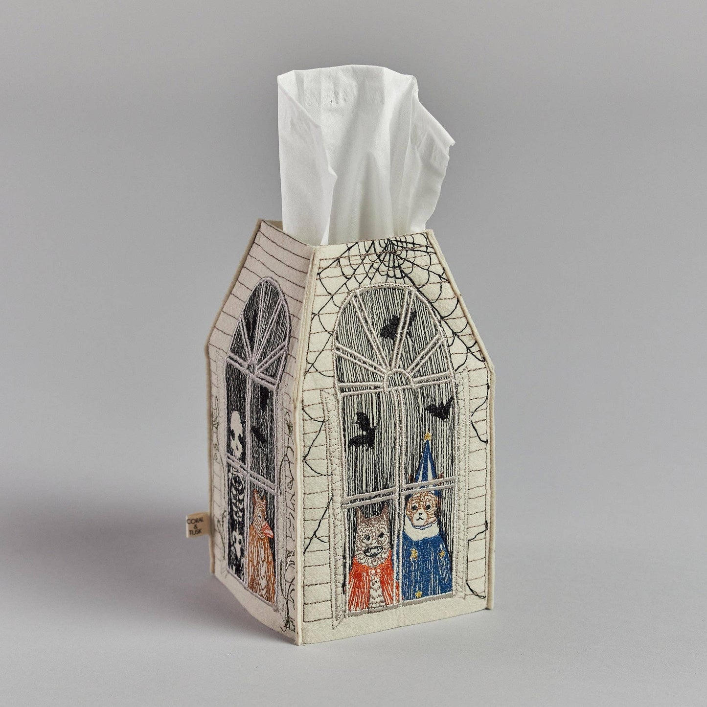 Coral & Tusk - Haunted House Tissue Box Cover