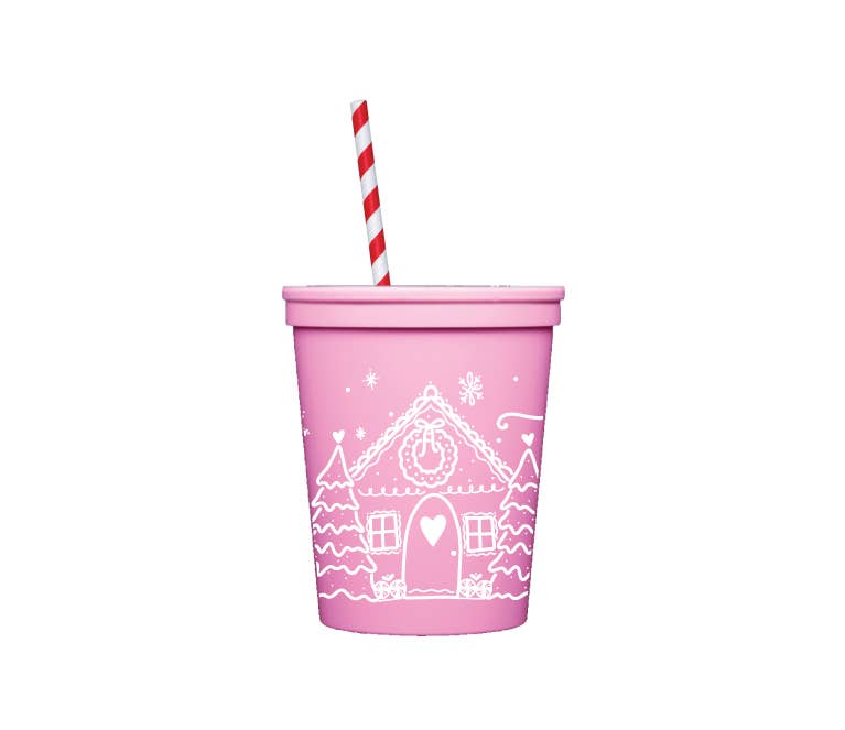 Natalie Chang - Gingerbread | Christmas Cups & Napkins (ALL) - FOAM Cups (10 per package)