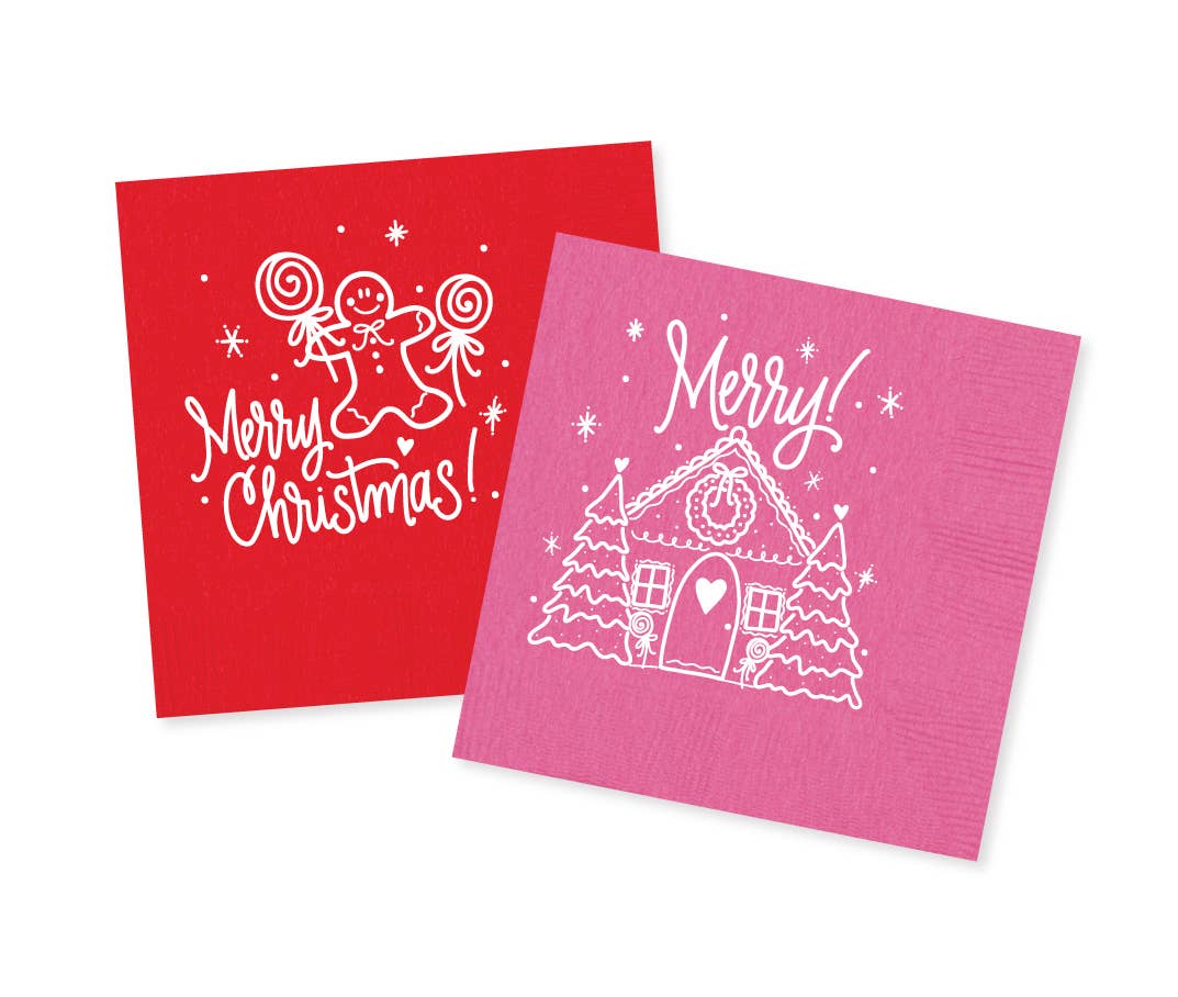 Natalie Chang - Gingerbread | Christmas Cups & Napkins (ALL) - FOAM Cups (10 per package)