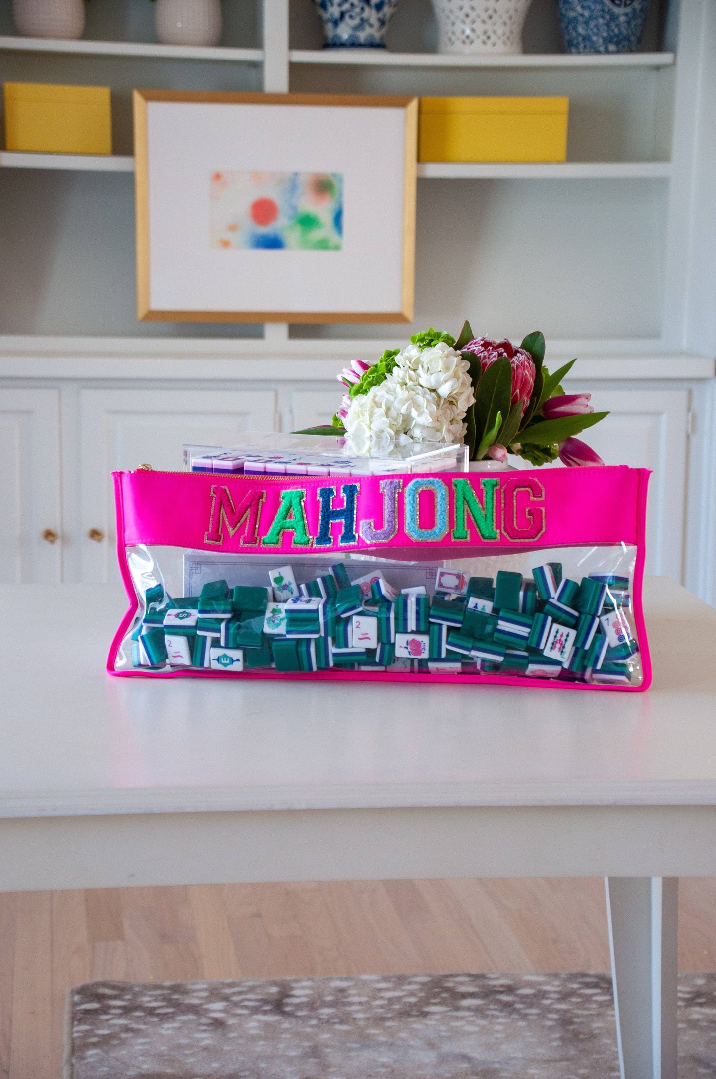 Oh My Mahjong - Pink Mahjong Bag
