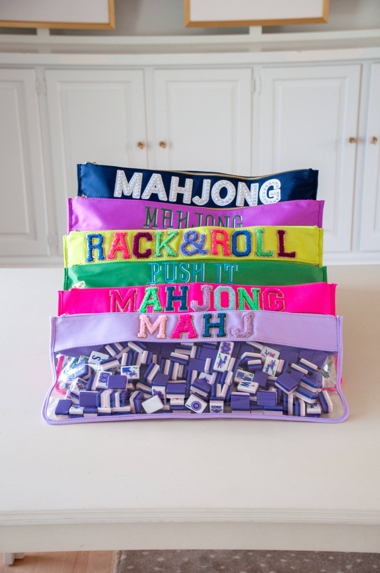 Oh My Mahjong - Pink Mahjong Bag