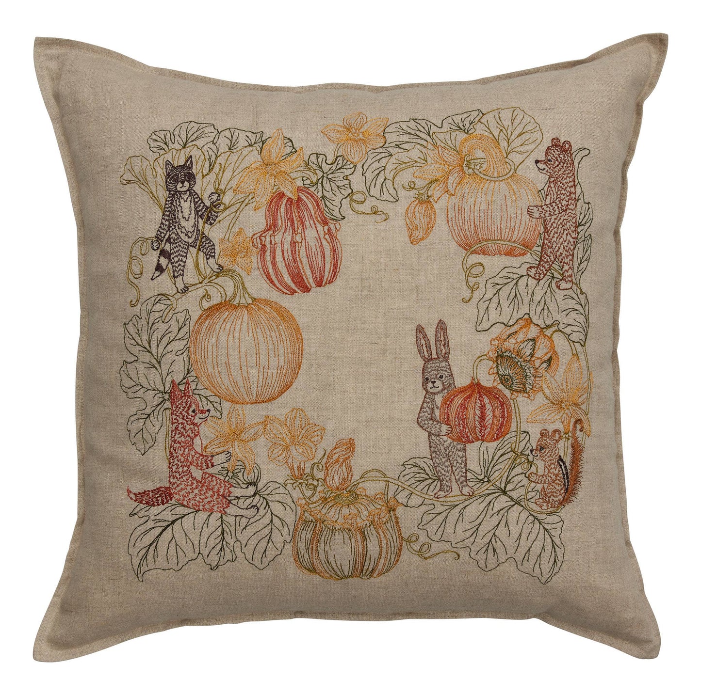 Coral & Tusk - Pumpkin Patch Pillow - Pillow Cover with Insert