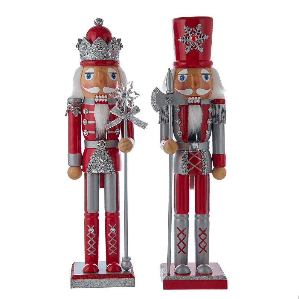 Kurt S. Adler, Inc. - 15“ Red & Silver Ntckrs, 2 Asstd