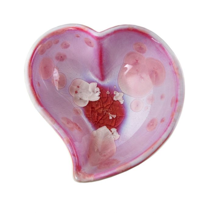 Twist Heart Crystalline Bowl Small