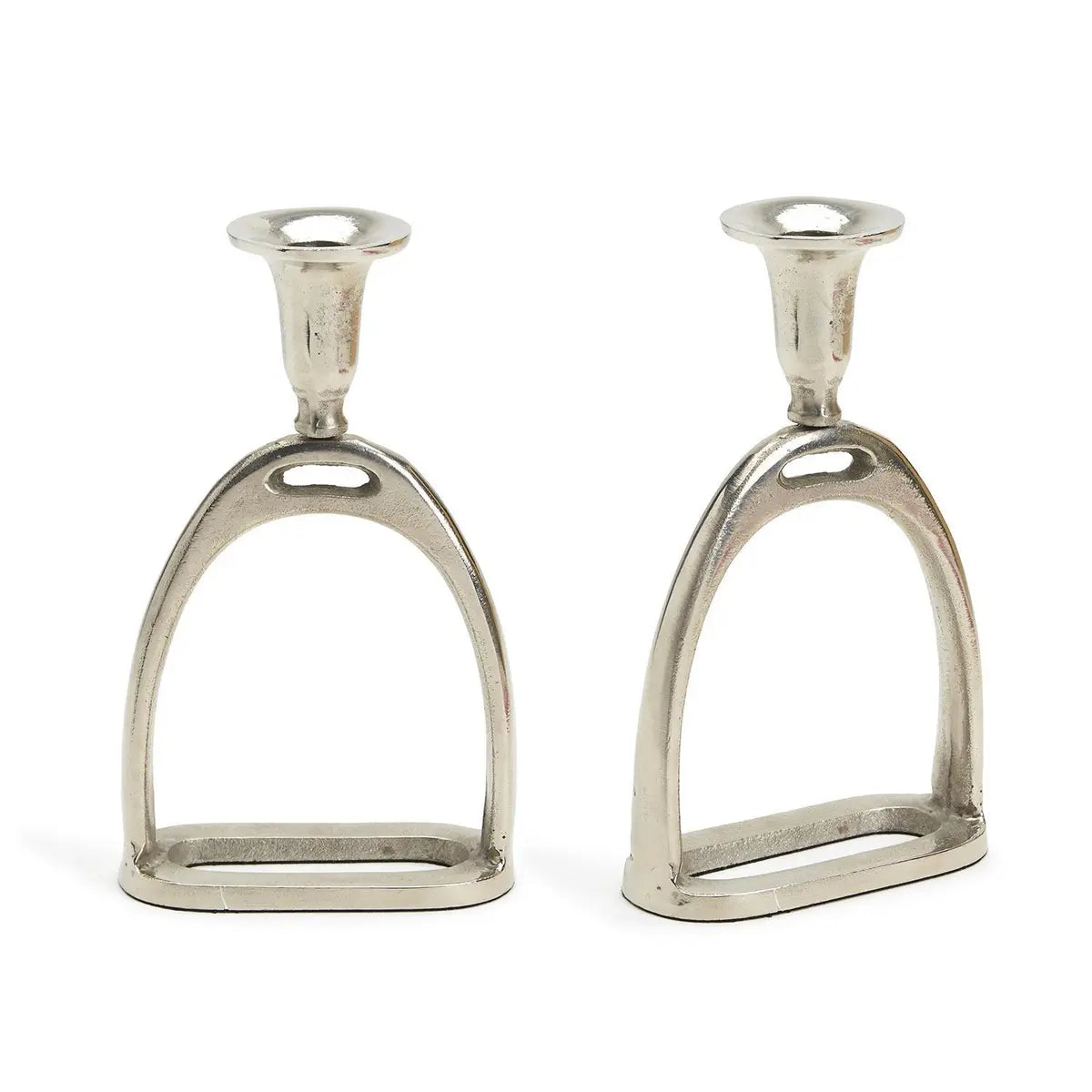 Antique Silver Taper Candle Holder