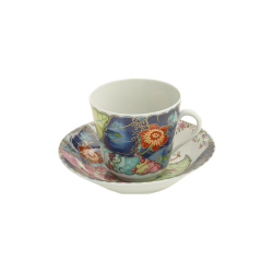 Tobacco Leaf Cup and Saucer