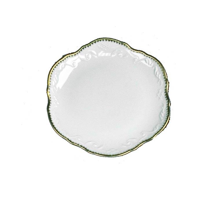 Simply Anna Gold Rim Bread and Butter Plate