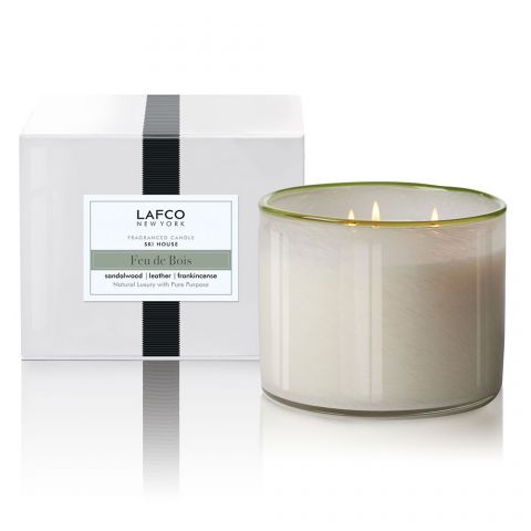 Feu De Bois Ski House 3 Wick Candle
