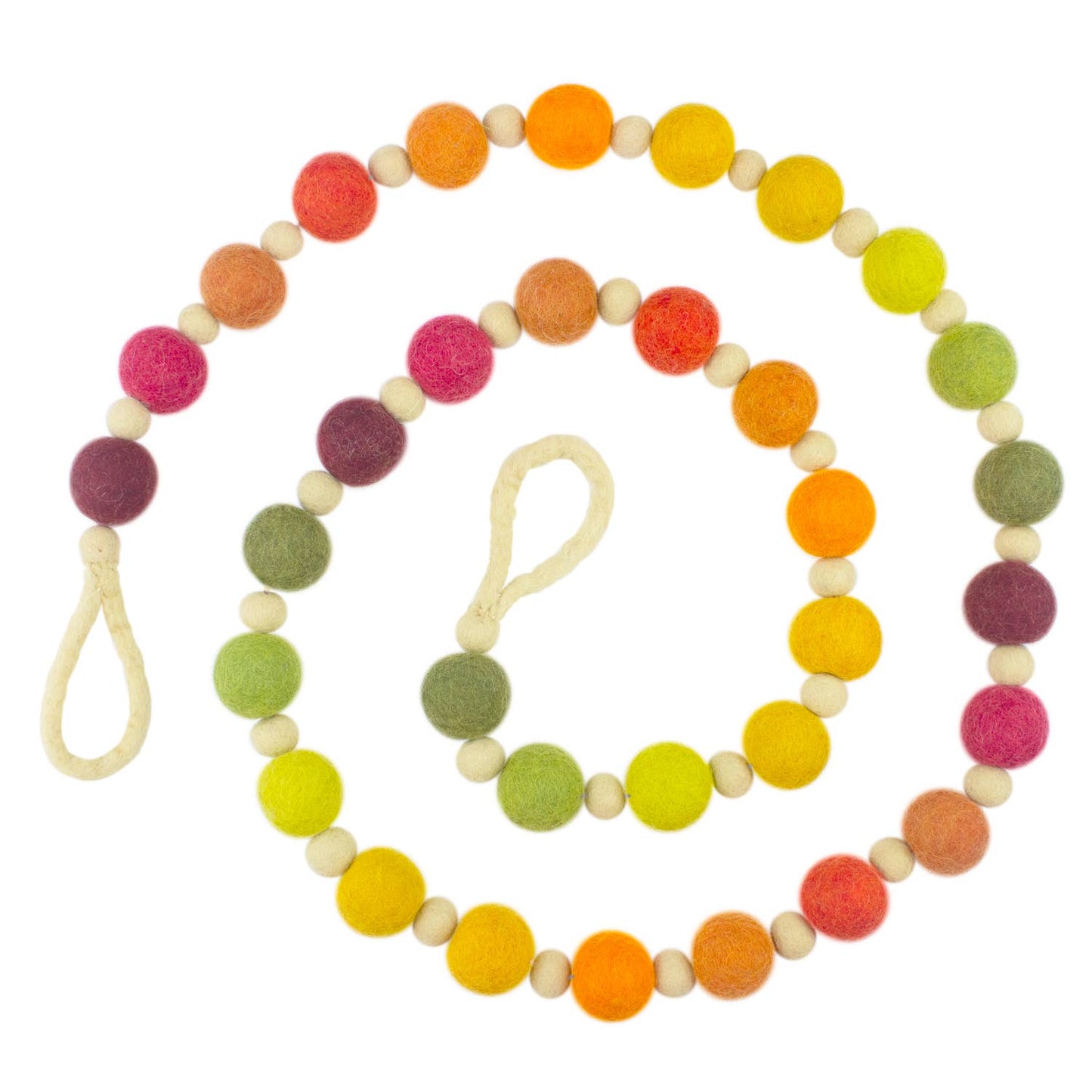 dZi Handmade - Fall Rainbow Garland