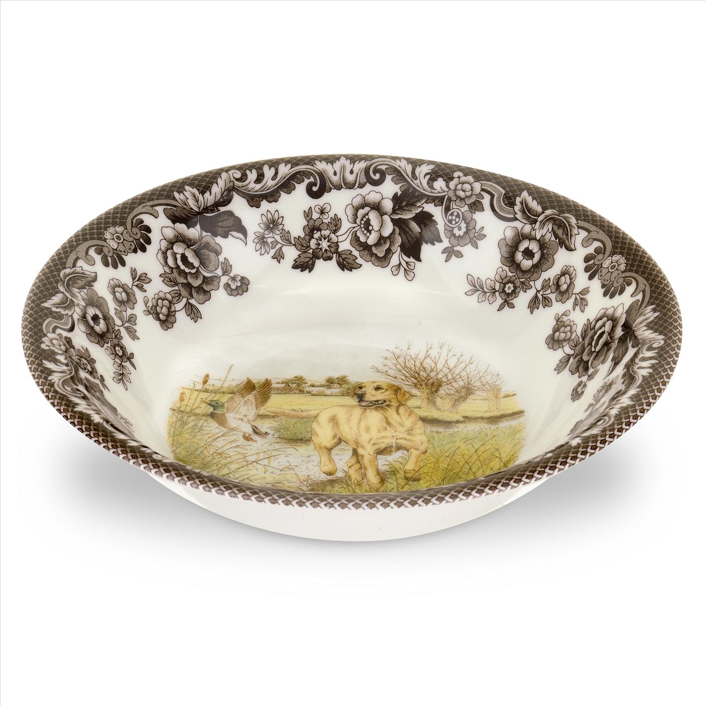Woodland Ascot Yellow Lab Cereal Bowl 8"