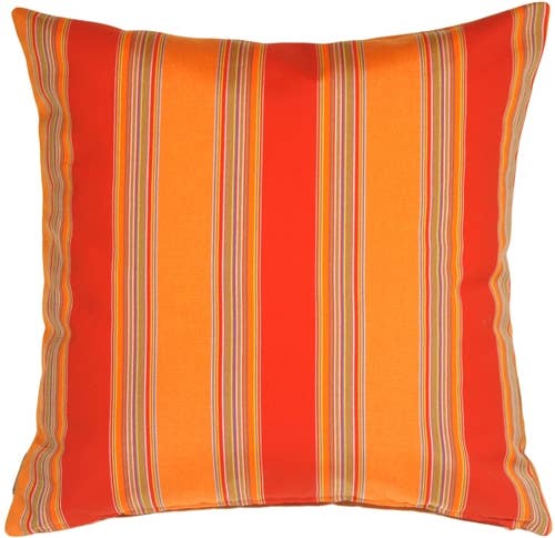 Pillow Decor - 20" x 20" Bravada Salsa Sunbrella Outdoor Pillow