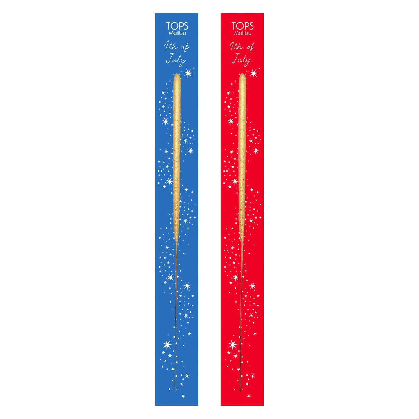TOPS Malibu - Single Wish Gold Sparkler 4th of July
