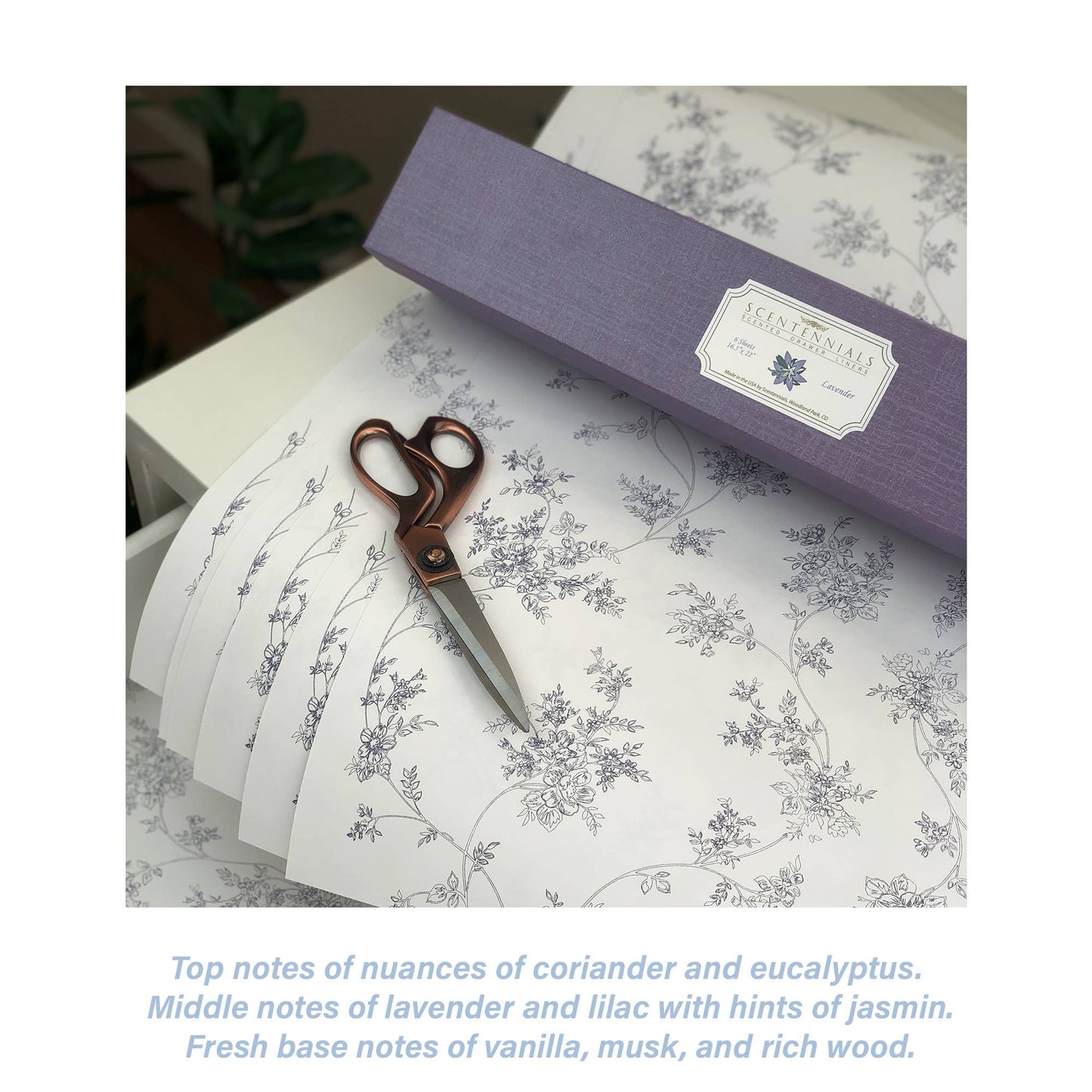 Scentennials Products - Floral Scented Drawer Liners