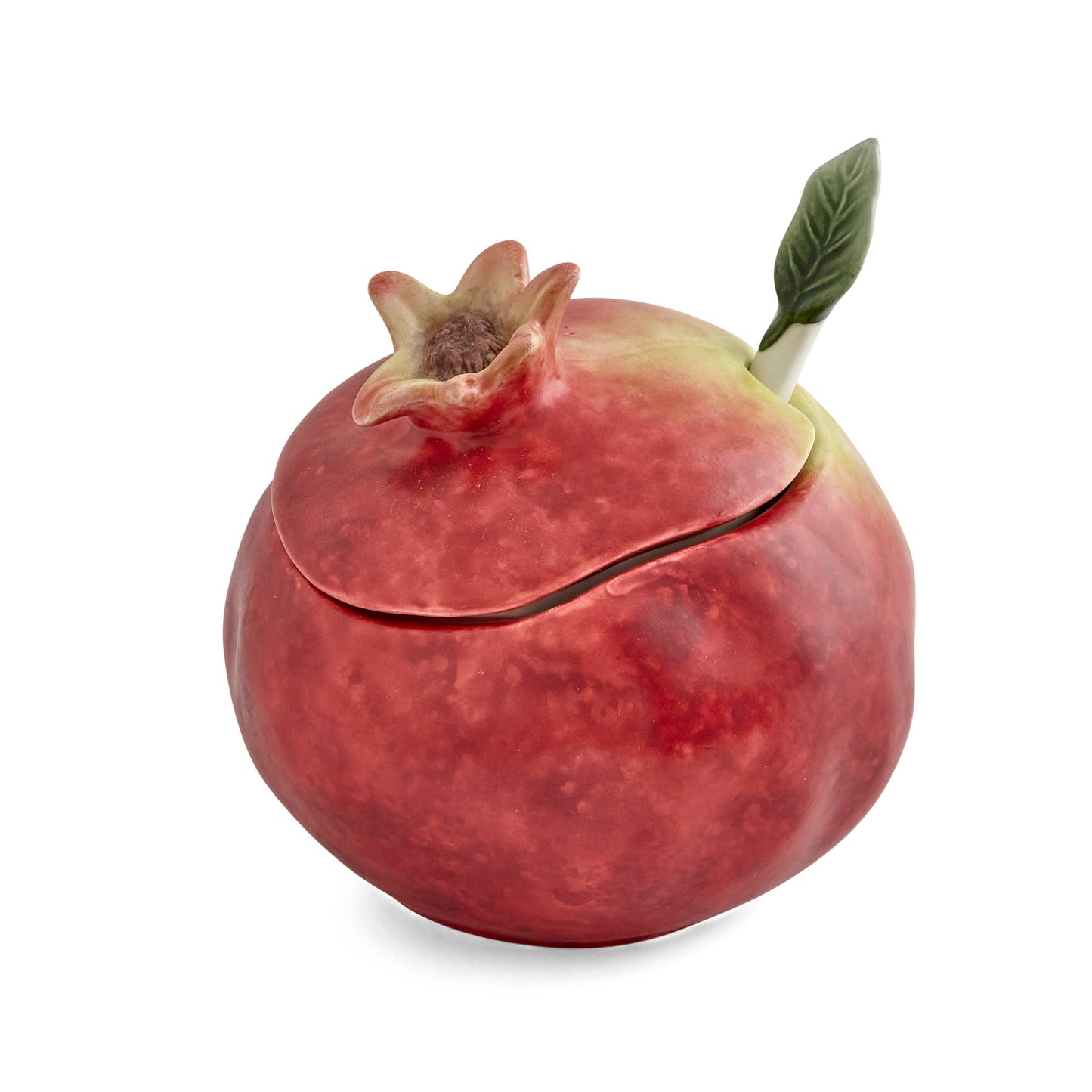 Portmeirion - Portmeirion Nature's Bounty Pomegranate Jam Jar W/spoon 4"