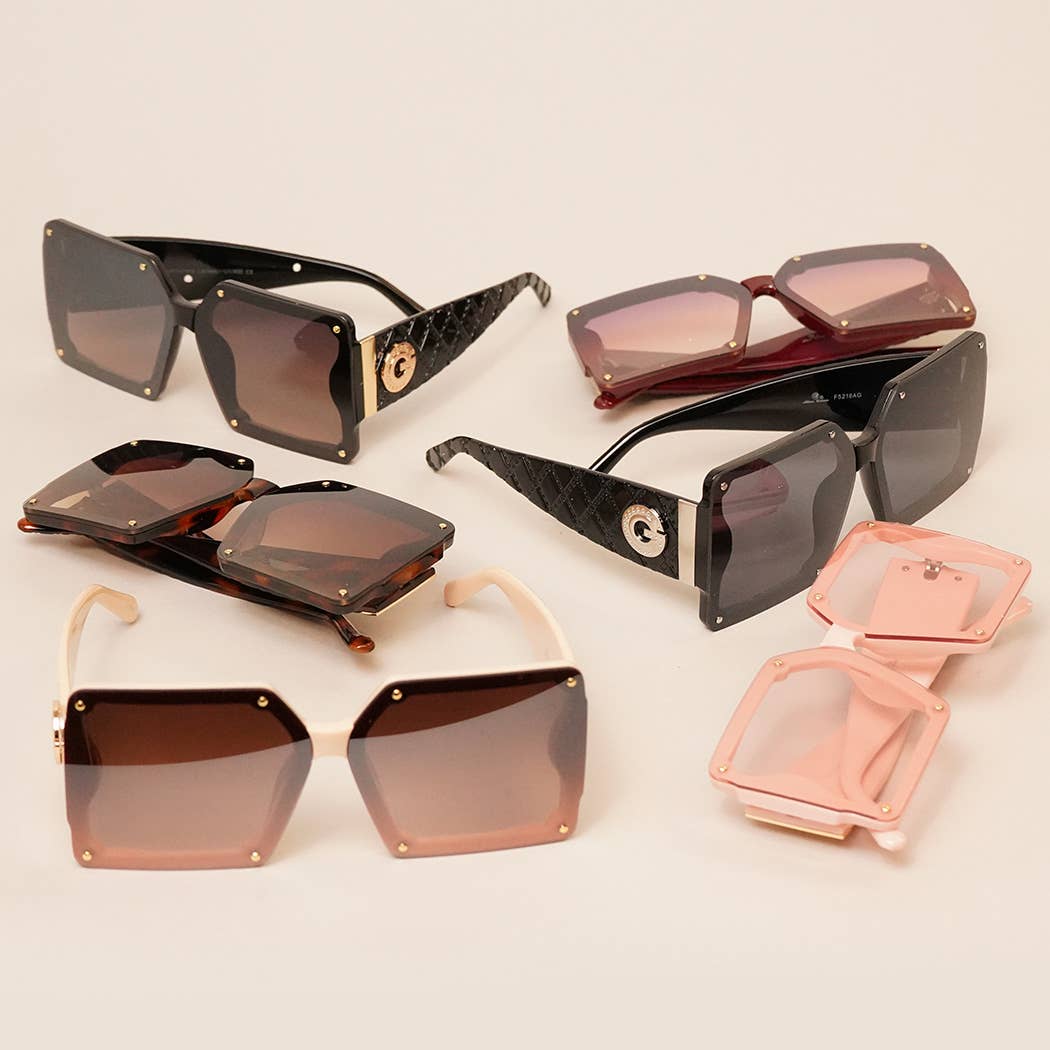 Fashion City - Tortoise Frame with Gradient Sunglasses