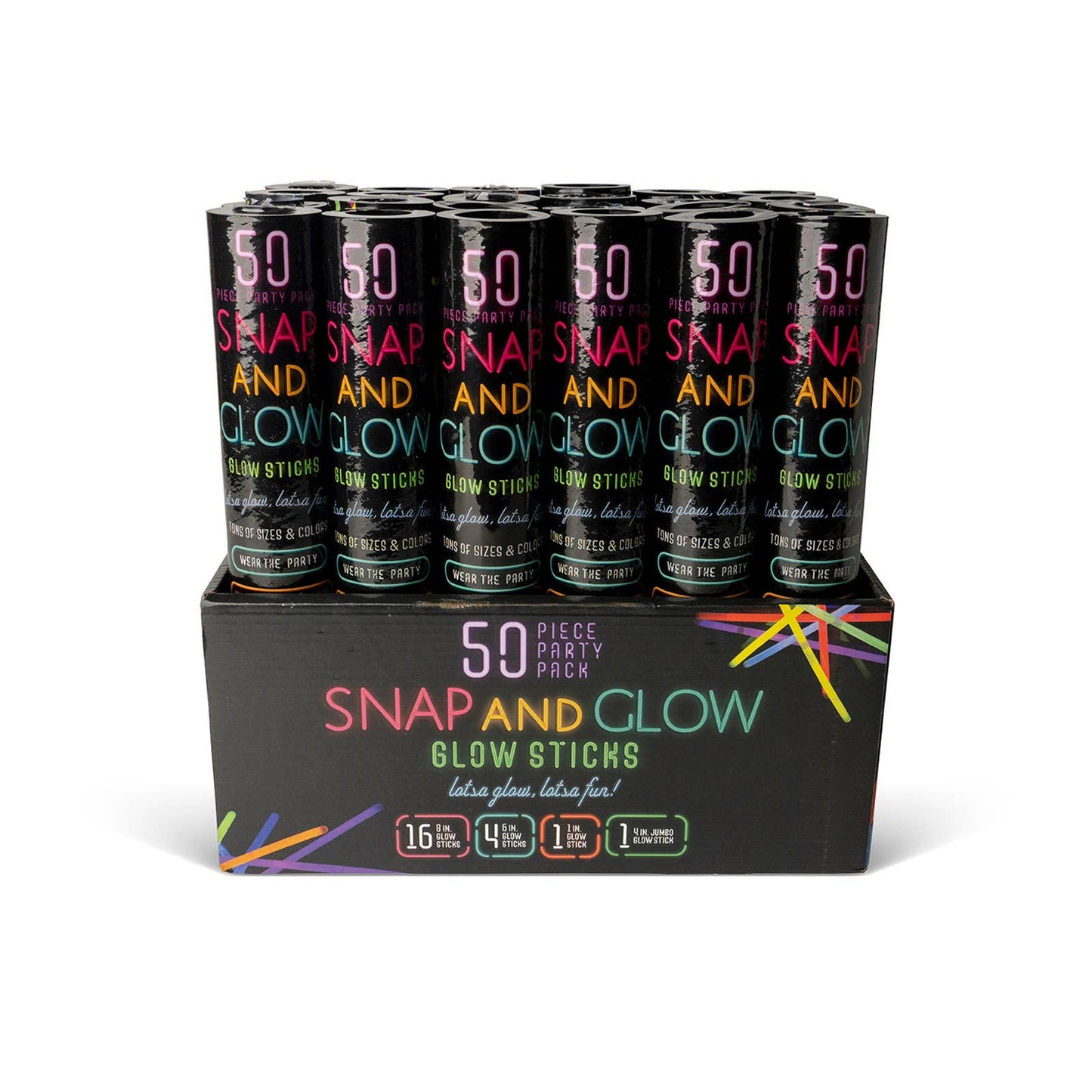 DM Merchandising - Glow Sticks 50 Pack