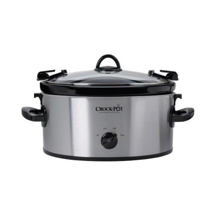 Crock-Pot 4-Quart Stainless Steel Oval Slow Cooker