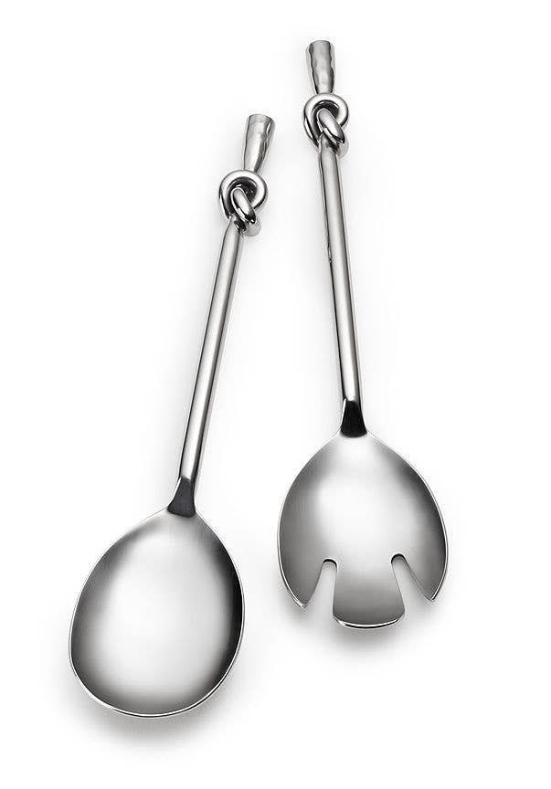 Mary Jurek Design Inc - Helyx Salad Set W/Knot