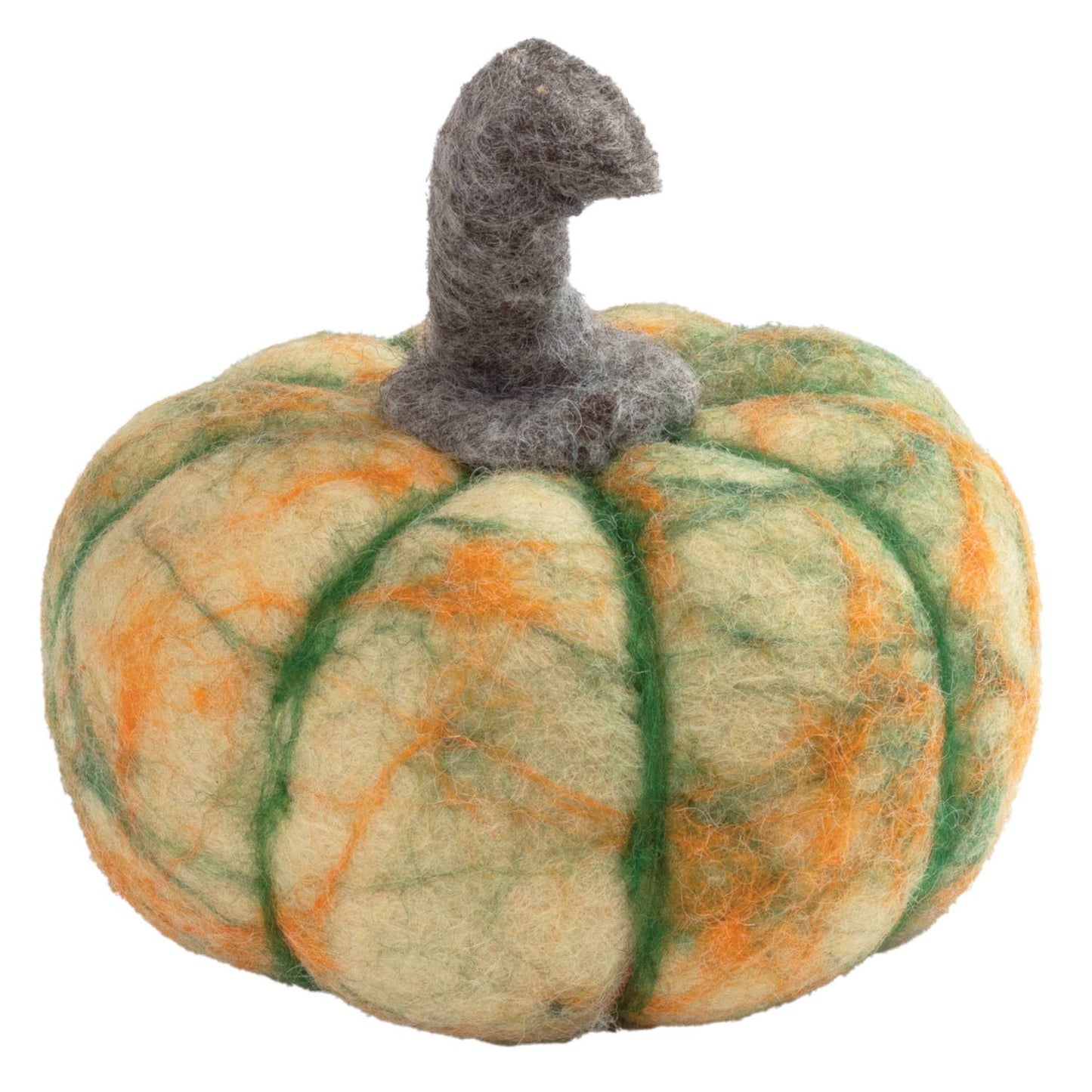 dZi Handmade - Cushaw Pumpkin, 5.25"dia.