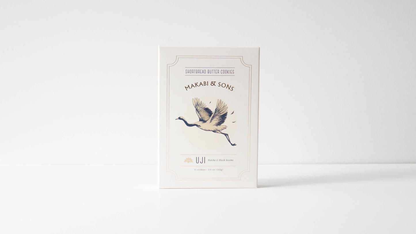 Makabi & Sons - Matcha Toasted Black Sesame Cookies - Uji