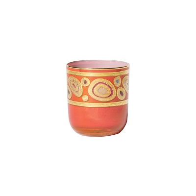 Regalia Double Old Fashioned Glass Orange