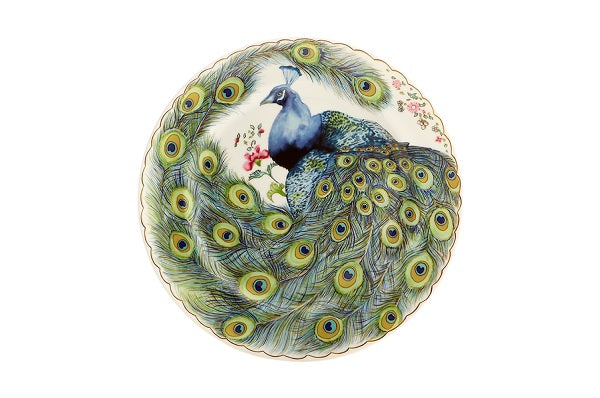 Peacock Dessert Plate