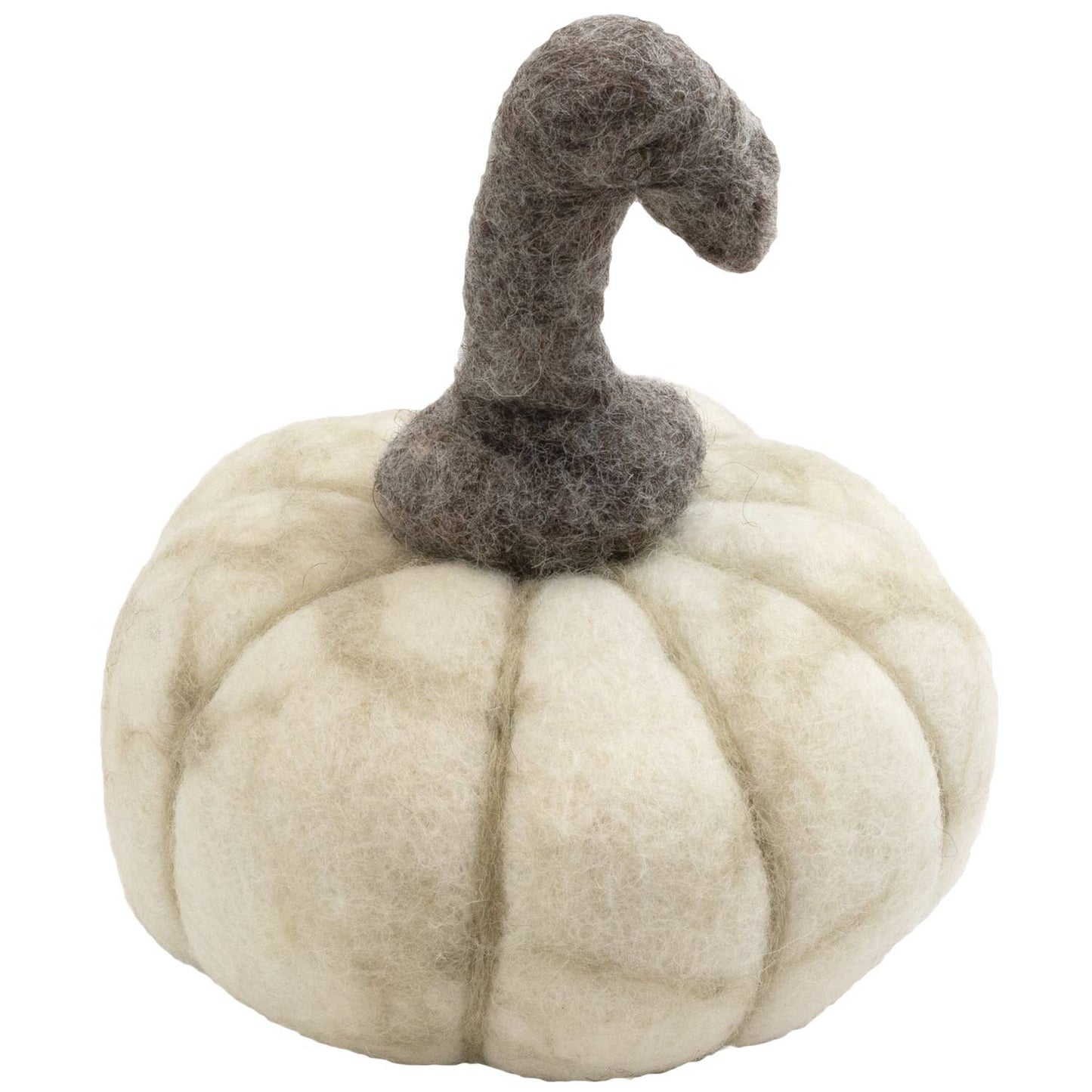 dZi Handmade - Ghost Pumpkin, 5.25"dia.