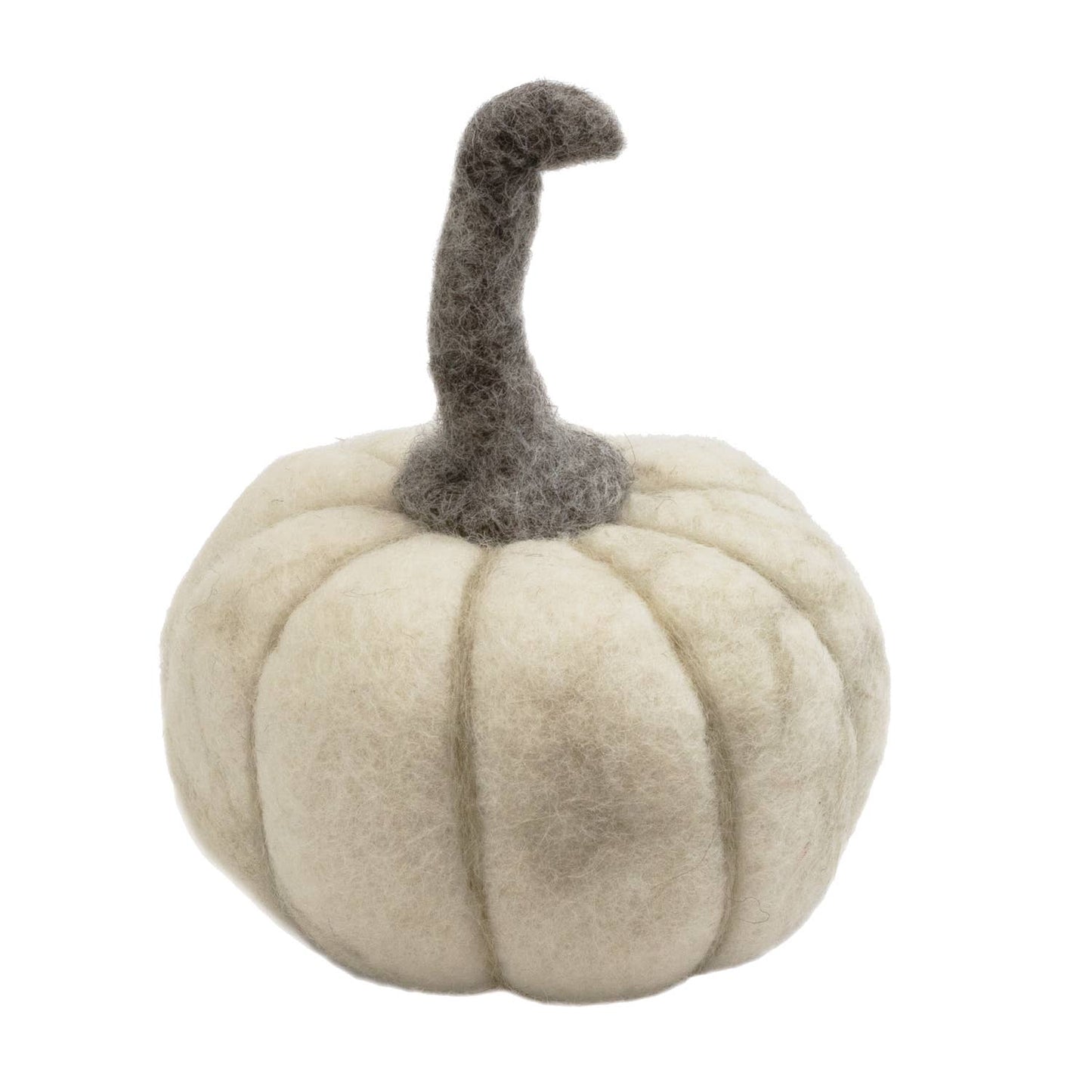 dZi Handmade - Ghost Pumpkin, 4.5"dia.