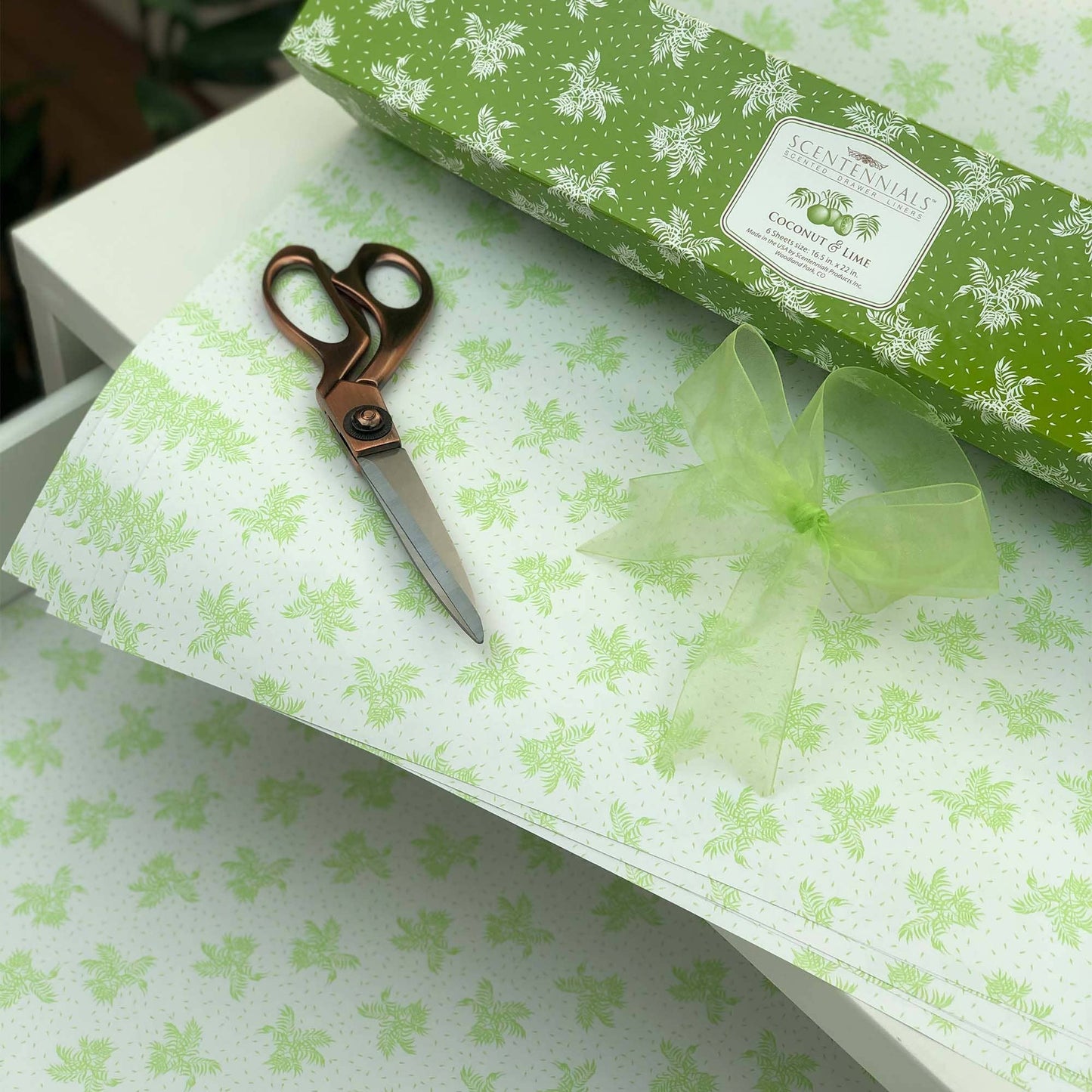 Scentennials Products - Coconut & Lime Scented Drawer Liners
