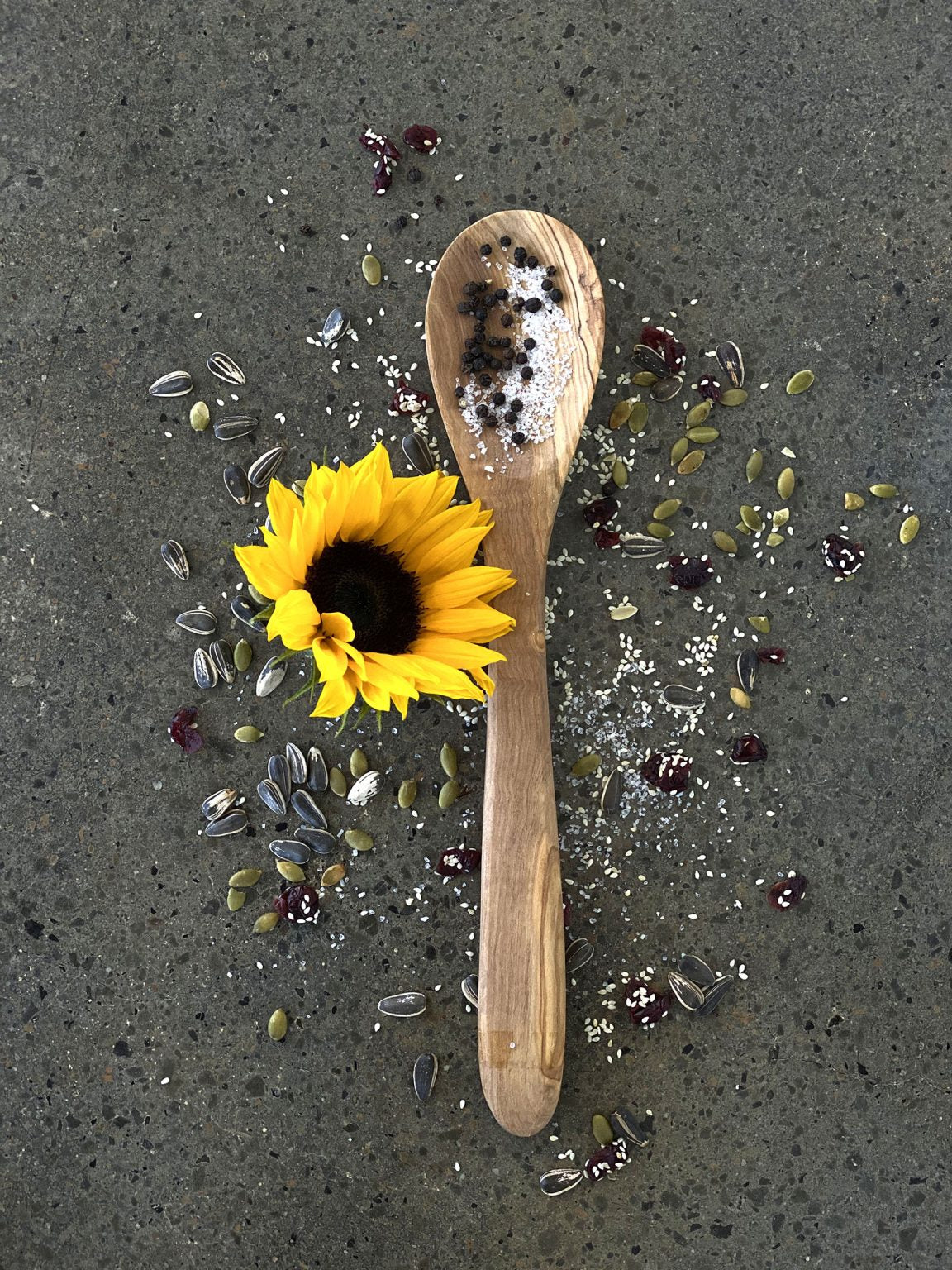 Olive Wood Large Spoon 14 Inch