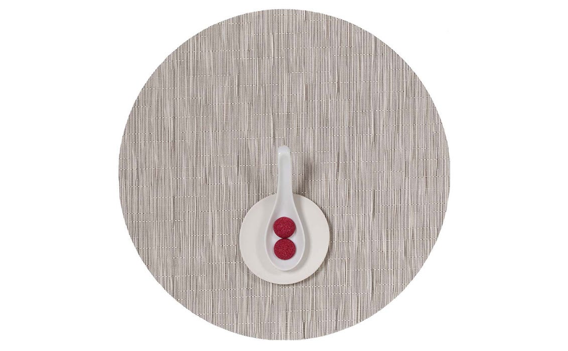 Bamboo Chalk Round Placemat