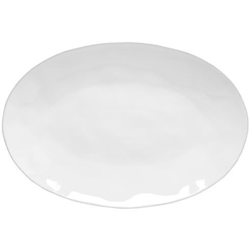 Casafina Costa Nova Livia White Oval Platter