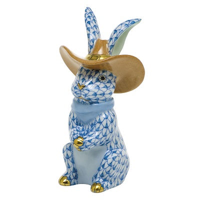 Cowboy Bunny Blue
