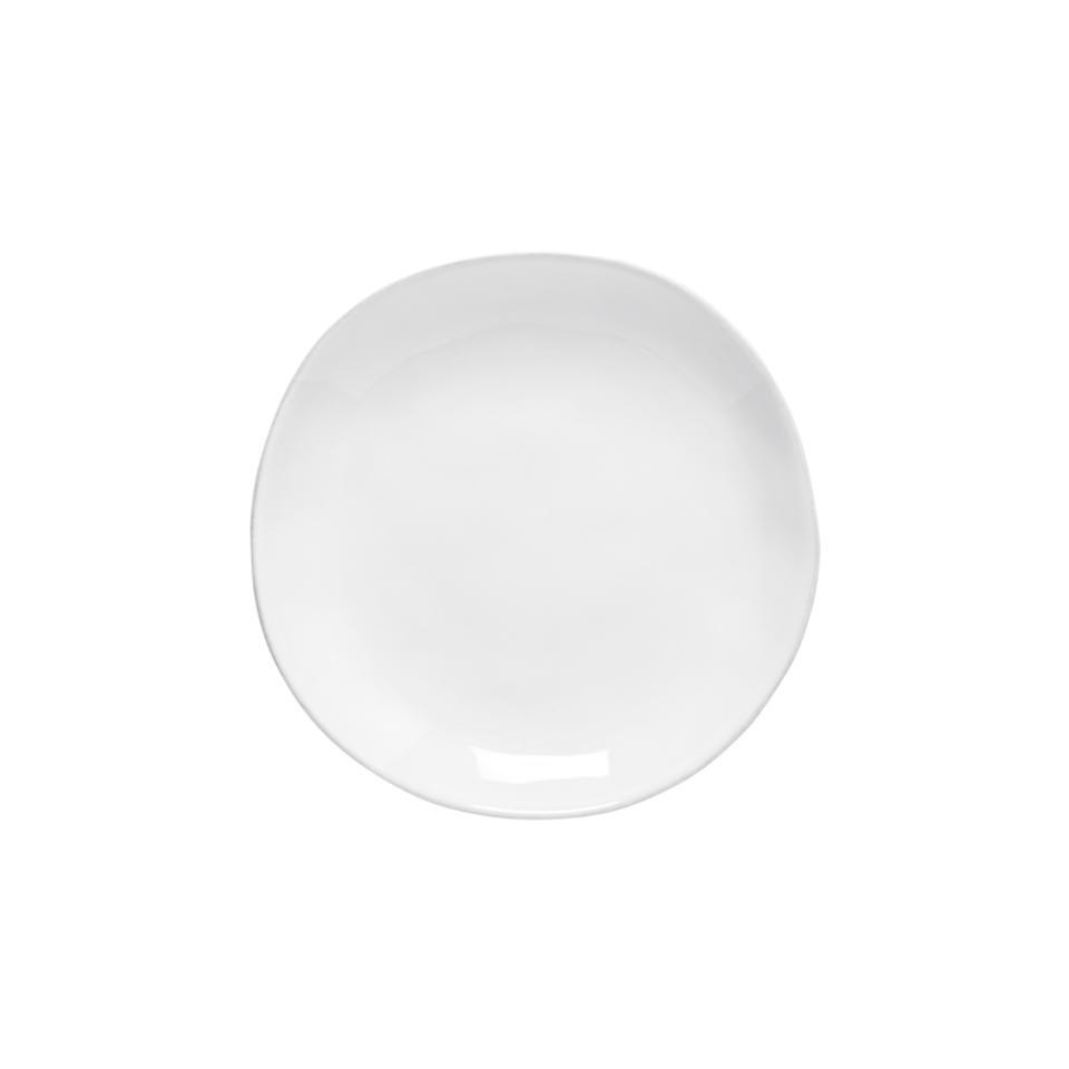 Casafina Costa Nova Livia White Salad/Dessert Plate
