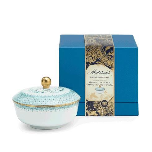 green-lace-grand-round-box